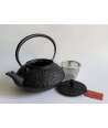 Cast iron teapot Ajiro Tsubaki - Black