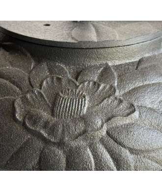 Cast iron teapot Ajiro Tsubaki - Black