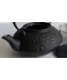 Cast iron teapot Ajiro Tsubaki - Black