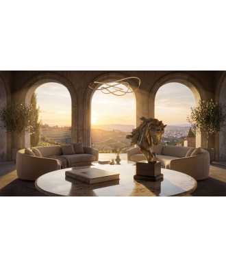Scultura testa di cavallo 1 — Decorazione Luxury | Maison Imperiale