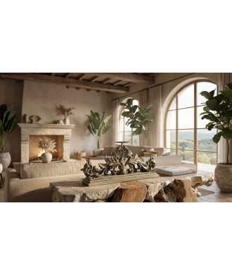 Triplo-candeliere barocco 1 — Decorazione Luxury | Maison Imperiale