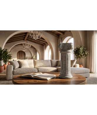 Colonne Décorative Or Pâle —  Décoration Luxury | Maison Imperiale
