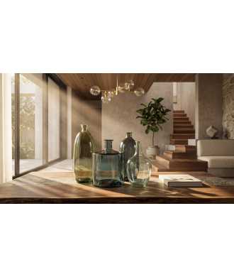 Vaso in vetro riciclato Tre 3 — Decorazione Luxury | Maison Imperiale