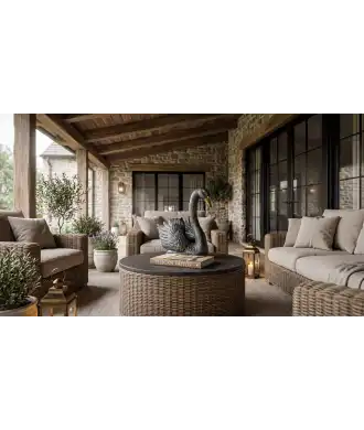 Cygne Noir en Résine 2 —  Décoration Luxury | Maison Imperiale
