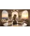 Sculpture tête de cheval 3 —  Décoration Luxury | Maison Imperiale