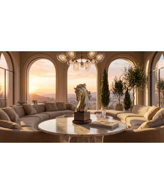 Sculpture tête de cheval 2 —  Décoration Luxury | Maison Imperiale