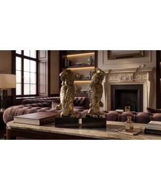 Sculpture perroquets 3 —  Décoration Luxury | Maison Imperiale
