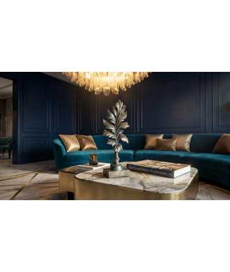 Ornamento Decoro piuma Traforata 2 — Decorazione Luxury | Maison Imperiale