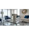 Colonne Décorative Vert & Or 2 —  Décoration Luxury | Maison Imperiale