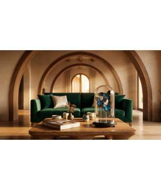 Blue Butterfly Glass Dome Décor 2 —  Decoration Luxury | Maison Imperiale