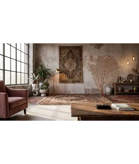 Gorgone Corail Moyen —  Décoration Luxury | Maison Imperiale