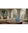 Vaso in Vetro Riciclato Ondulato — Decorazione Luxury | Maison Imperiale