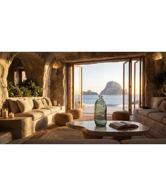 Vaso in Vetro Riciclato Quattro — Decorazione Luxury | Maison Imperiale