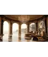 Candeliere Decorativo Pavone — Decorazione Luxury | Maison Imperiale