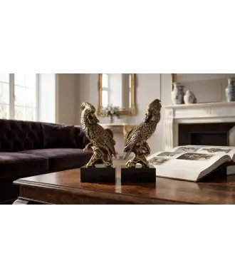 Scultura pappagalli — Decorazione Luxury | Maison Imperiale