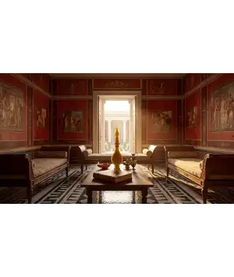 Large Baroque Candle in Natural Beeswax 2 —  Decoration Luxury | Maison Imperiale