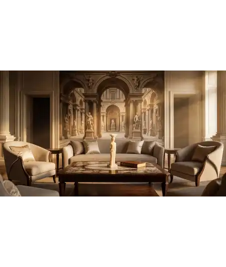 Bougie Caryatide en Cire d’Abeille —  Décoration Luxury | Maison Imperiale