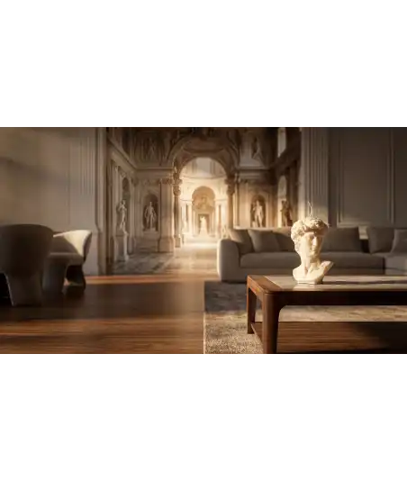Candela Busto di David — Decorazione Luxury | Maison Imperiale