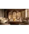 Candela Capitello Avorio in Cera d’Api 1 — Decorazione Luxury | Maison Imperiale