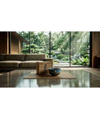 Chawan – Tazza per Matcha celeste 1 — Decorazione Luxury | Maison Imperiale