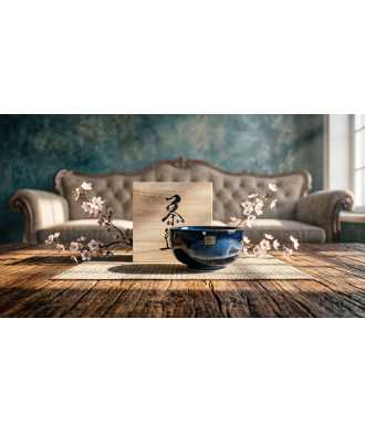 Chawan – Matcha Bowl blue 1 —  Decoration Luxury | Maison Imperiale