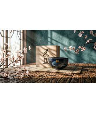 Chawan – Tasse pour Matcha bleue 2 —  Décoration Luxury | Maison Imperiale