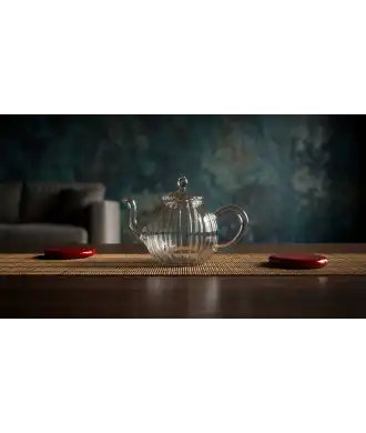 Thermal-Resistant Glass Teapot medium —  Decoration Luxury | Maison Imperiale