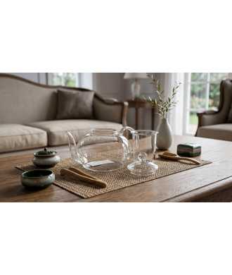 Grande Théière en Verre Thermorésistant 1 —  Décoration Luxury | Maison Imperiale
