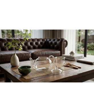 Grande Théière en Verre Thermorésistant 2 —  Décoration Luxury | Maison Imperiale