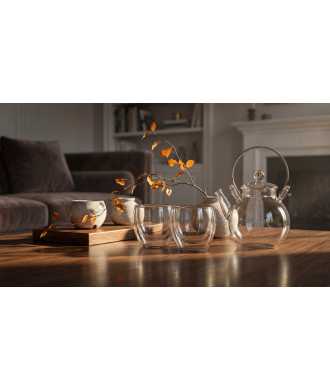 Double-Walled Glass Tea Cups 1 —  Decoration Luxury | Maison Imperiale