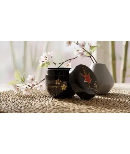 Scatola Natsume per Matcha — Decorazione Luxury | Maison Imperiale