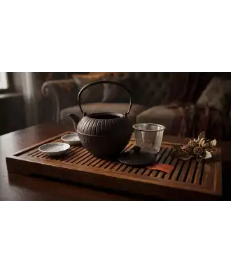 Oitomi Violet Cast Iron Teapot —  Decoration Luxury | Maison Imperiale