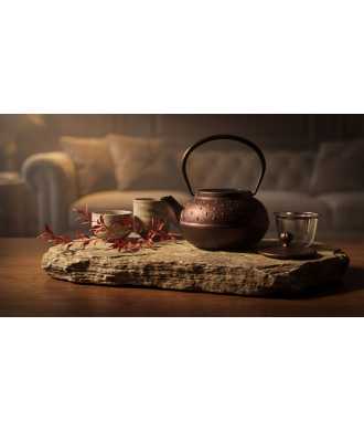 Théière en fonte Oitomi Prune —  Décoration Luxury | Maison Imperiale