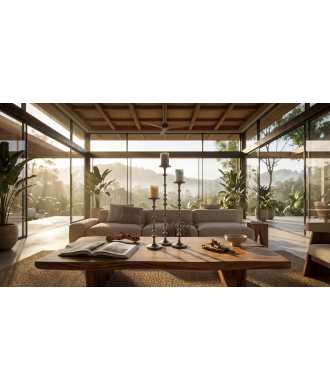 Grande Candeliere in Ottone — Decorazione Luxury | Maison Imperiale