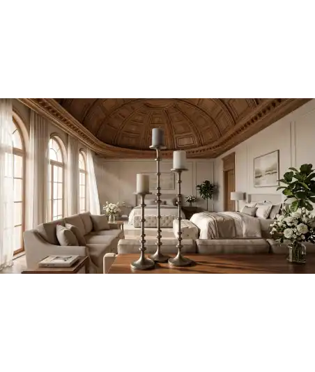Petit Bougeoir en Laiton —  Décoration Luxury | Maison Imperiale