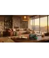 Portacandela Verde Iridescente 1 — Decorazione Luxury | Maison Imperiale