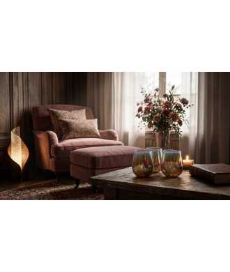 Portacandele arancione iridescente 2 — Decorazione Luxury | Maison Imperiale