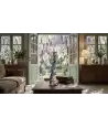 Candeliere Pappagallo Blu & Oro — Decorazione Luxury | Maison Imperiale