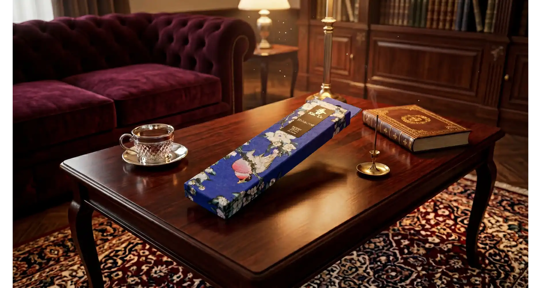 Encens Japonais Prunier Blanc Floral —  Décoration Luxury | Maison Imperiale