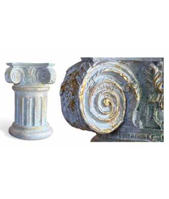 Colonna Decorativa Verde & Oro 7 — Decorazione Luxury | Maison Imperiale