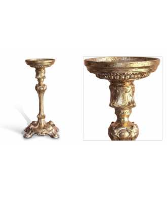 Bougeoir Baroque Or Antique 4 —  Décoration Luxury | Maison Imperiale