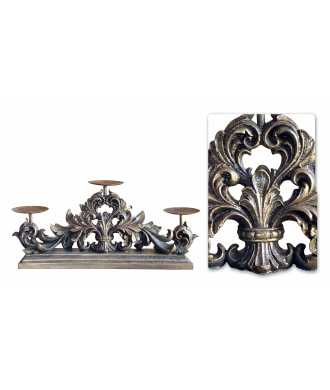 Baroque triple candelabrum 6 —  Decoration Luxury | Maison Imperiale