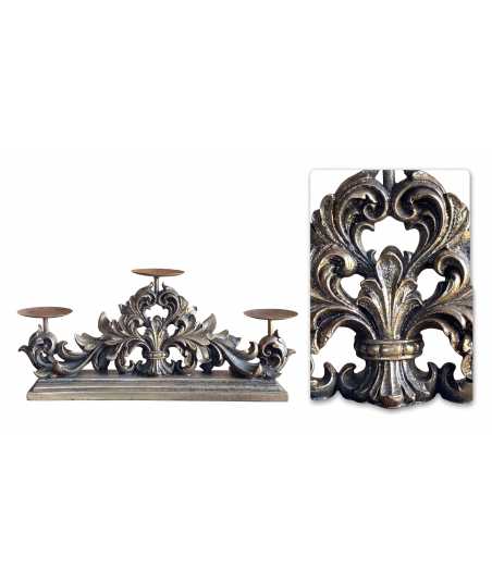 Baroque triple candelabrum 6 —  Decoration Luxury | Maison Imperiale