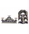 Triplo-candeliere barocco 6 — Decorazione Luxury | Maison Imperiale