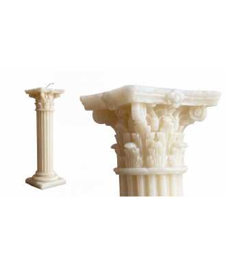 Bougie Colonne Corinthienne en Cire d’Abeille 7 —  Décoration Luxury | Maison Imperiale