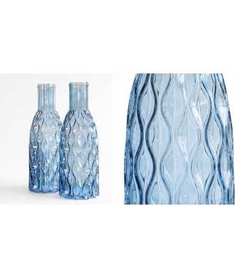 Vaso in Vetro Riciclato Ondulato 3 — Decorazione Luxury | Maison Imperiale