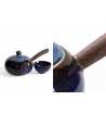Set in Porcellana Blu con Manici in Legno 4 — Decorazione Luxury | Maison Imperiale