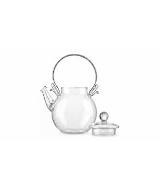 Petite Théière en Verre Thermorésistant 3 —  Décoration Luxury | Maison Imperiale