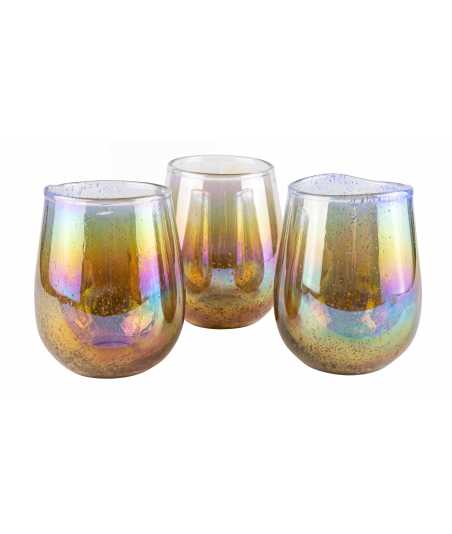 Orange Irisés Candle Holder 4 —  Decoration Luxury | Maison Imperiale
