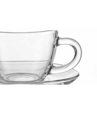 Glass Tea Cup with Saucer 2 —  Decoration Luxury | Maison Imperiale